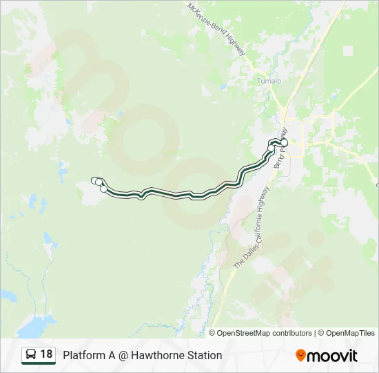 18 Route: Schedules, Stops & Maps - Platform A @ Hawthorne Station ...