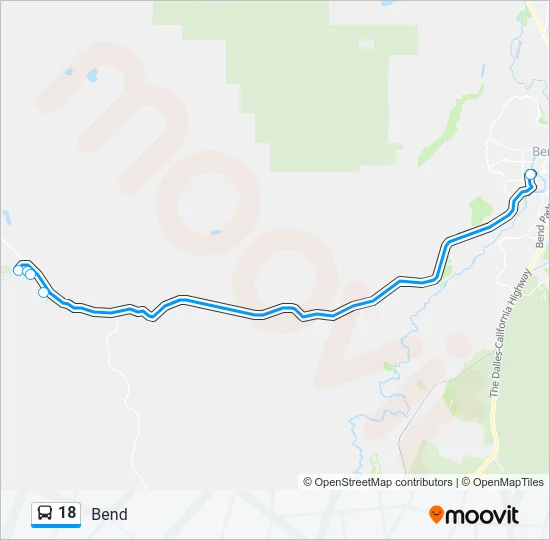 18 Bus Line Map