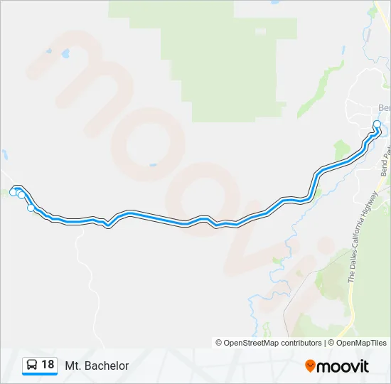 18 Bus Line Map