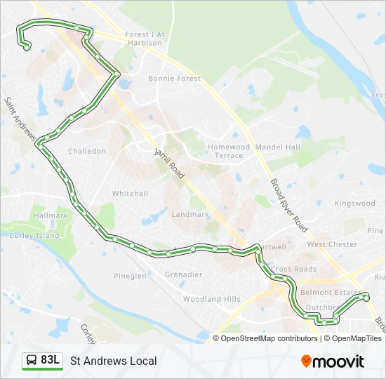 83L Bus Line Map