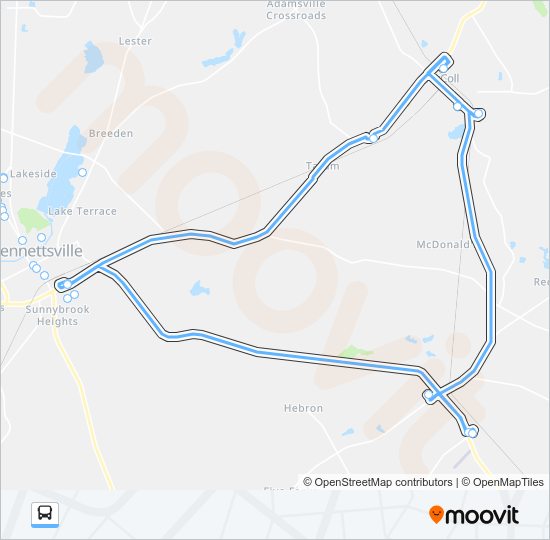 MARLBORO Bus Line Map