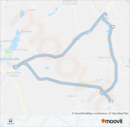 MARLBORO Bus Line Map
