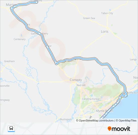 MAR. TO MB Bus Line Map