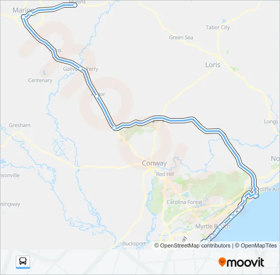 MAR. TO MB Bus Line Map