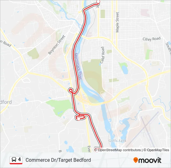 4 Bus Line Map