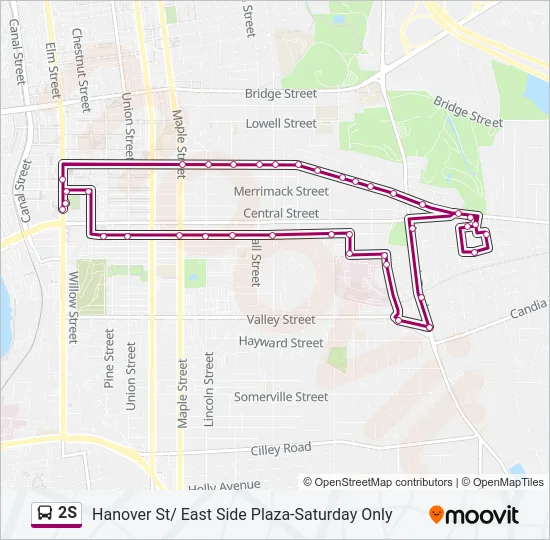 2S Bus Line Map