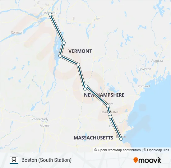 GREYHOUND US0260 Bus Line Map