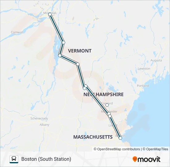 GREYHOUND US0260 Bus Line Map