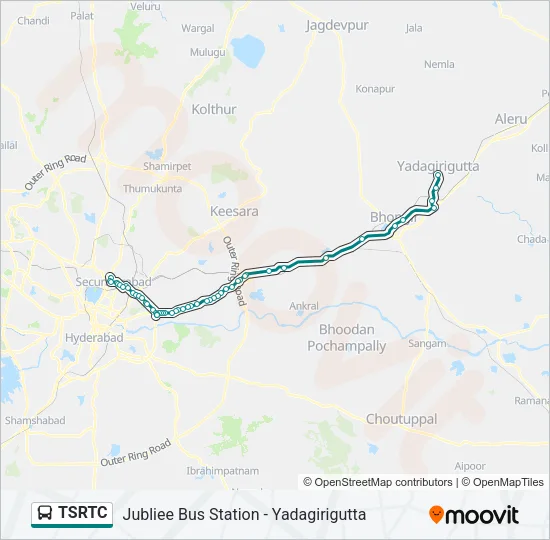 TSRTC Bus Line Map