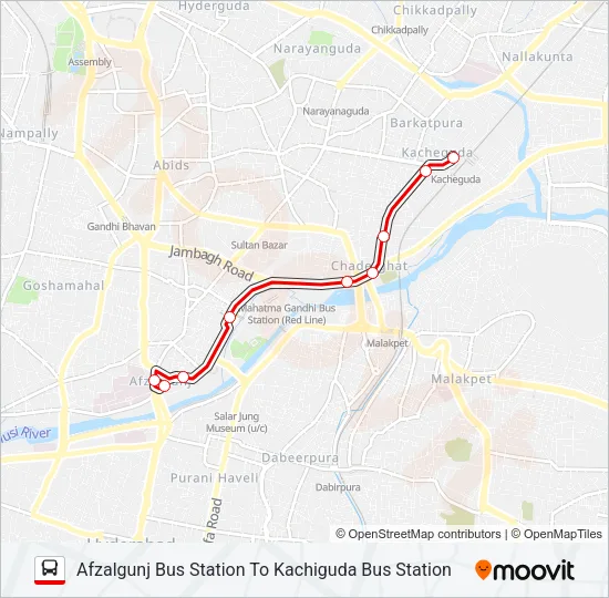 2 Bus Line Map
