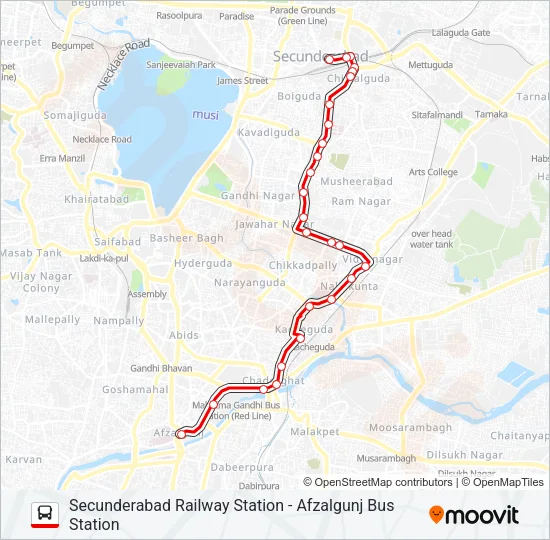 2 Bus Line Map
