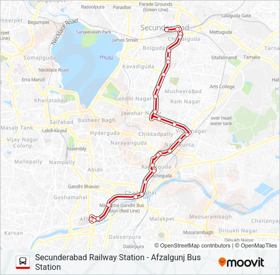 2 Bus Line Map