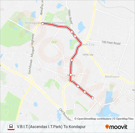 11 Bus Line Map