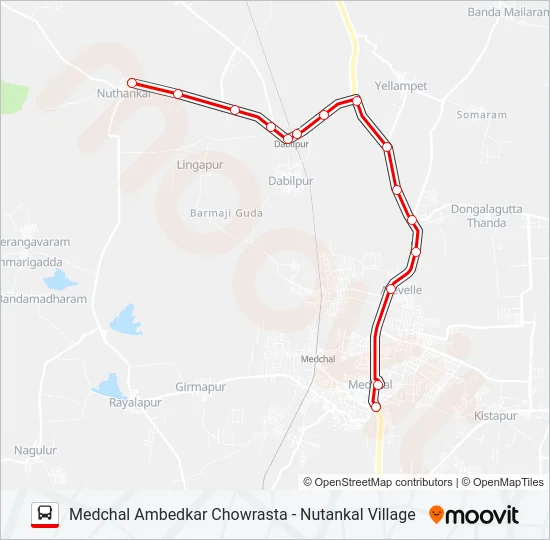 233 Bus Line Map