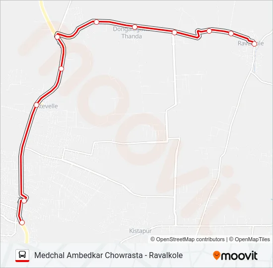 234 Bus Line Map