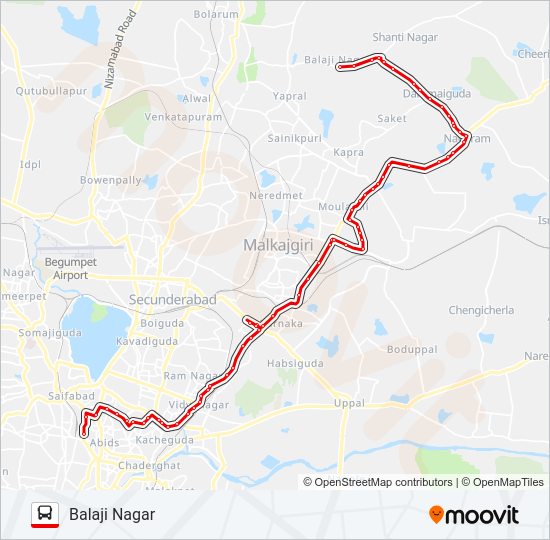 136d Route Schedules Stops And Maps Balaji Nagar Updated