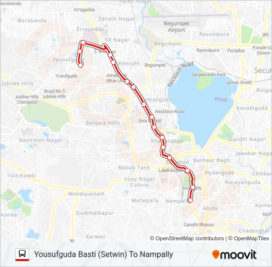 9Y Bus Line Map