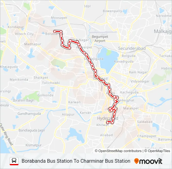 9Y Bus Line Map