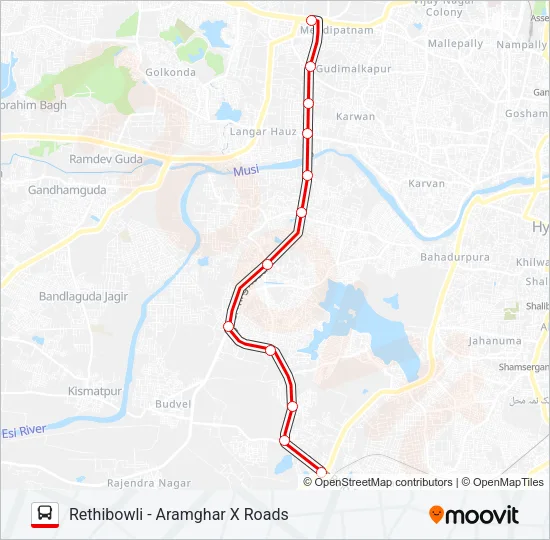 TSRTC Bus Line Map