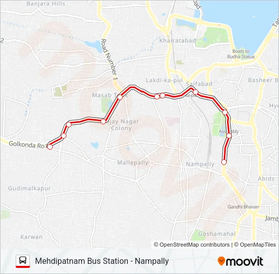 TSRTC Bus Line Map