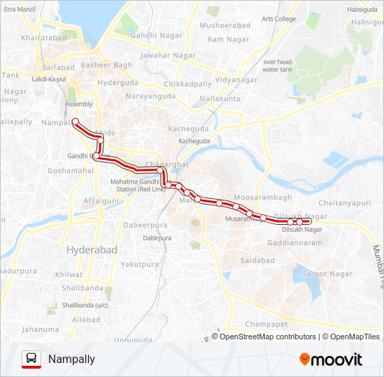 TSRTC Bus Line Map