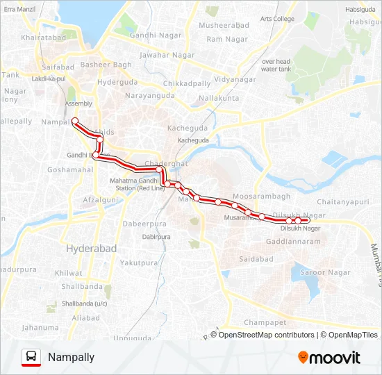 TSRTC Bus Line Map