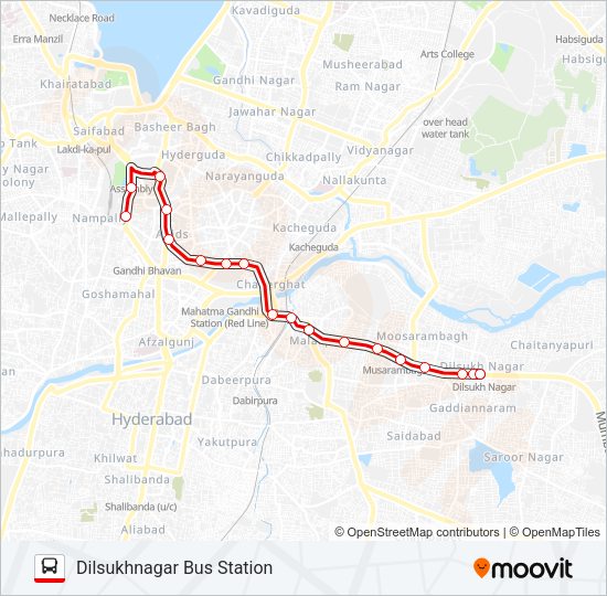 TSRTC Bus Line Map