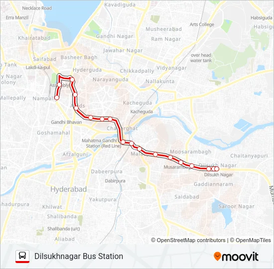 TSRTC Bus Line Map