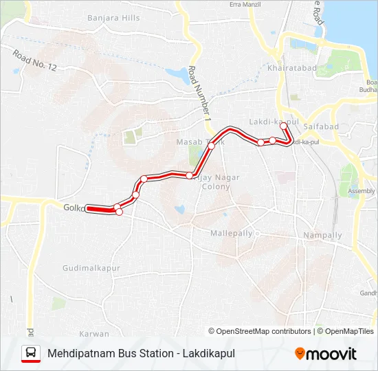 TSRTC Bus Line Map