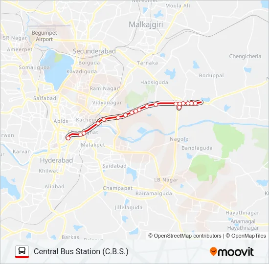 TSRTC Bus Line Map