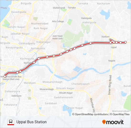 TSRTC bus Line Map