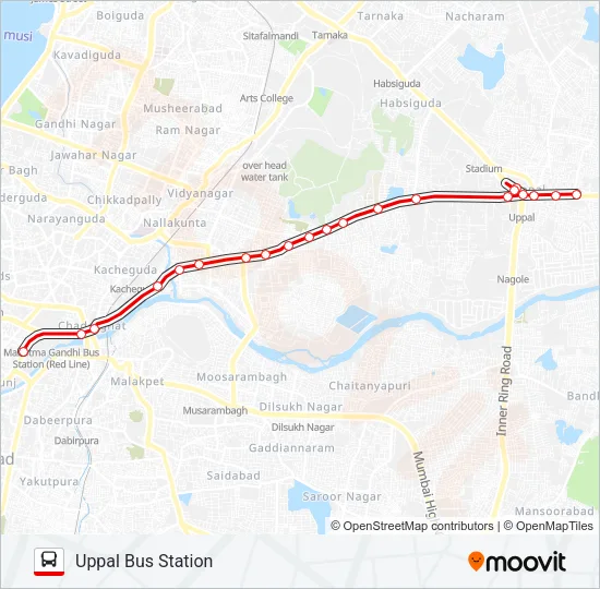 TSRTC Bus Line Map