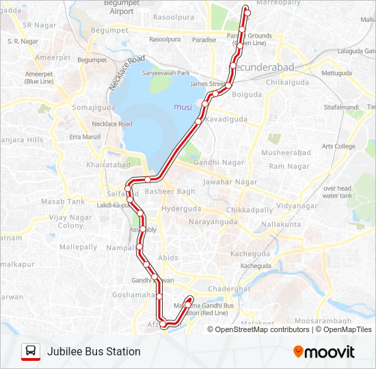 TSRTC Bus Line Map