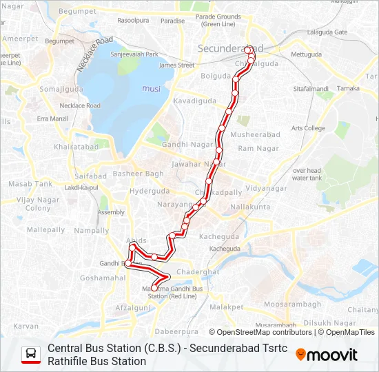 TSRTC Bus Line Map