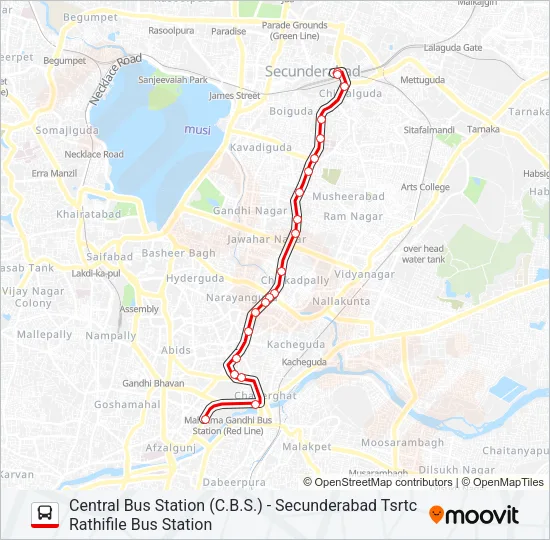 TSRTC Bus Line Map