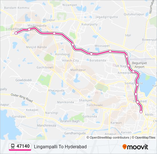 47140 train Line Map