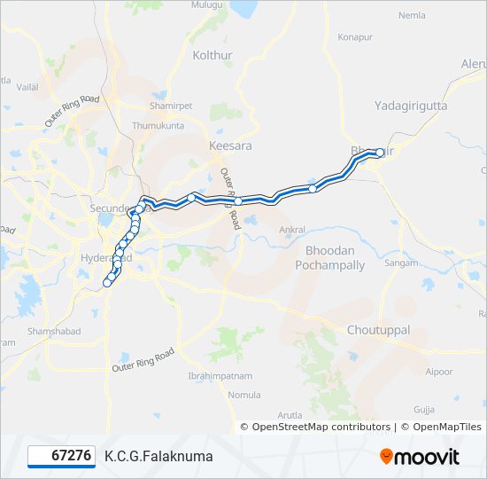 67276 train Line Map