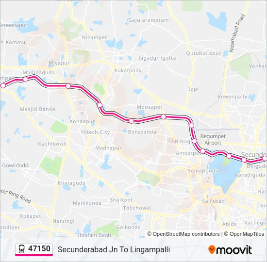 47150 Train Line Map