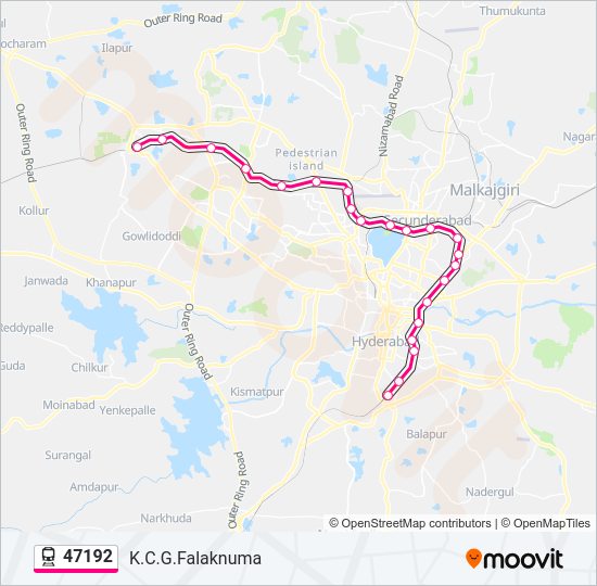 47192 train Line Map