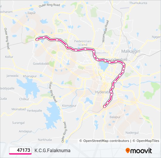 47173 train Line Map