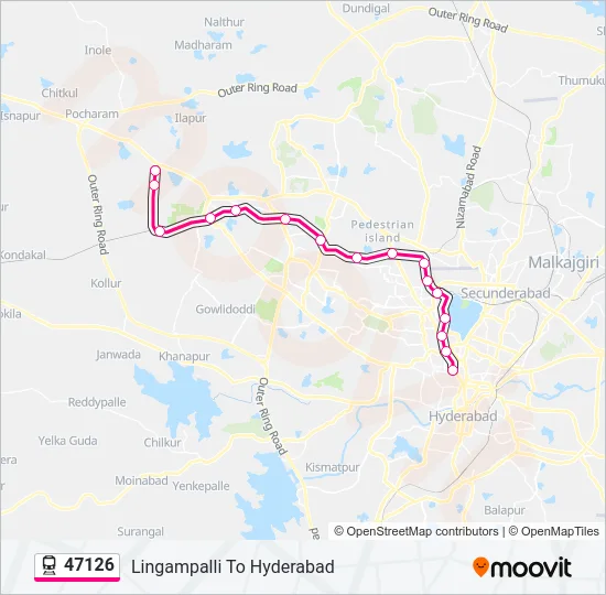 47126 Train Line Map