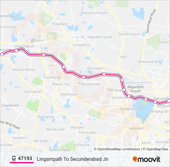 47193 Train Line Map