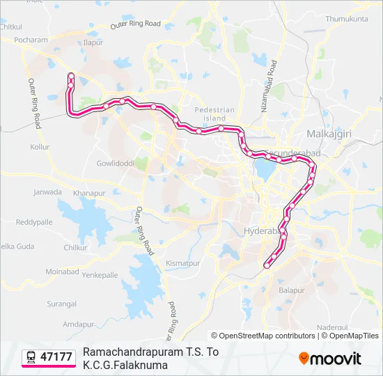 47177 Train Line Map