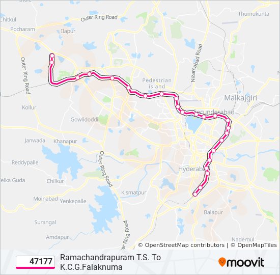 47177 train Line Map