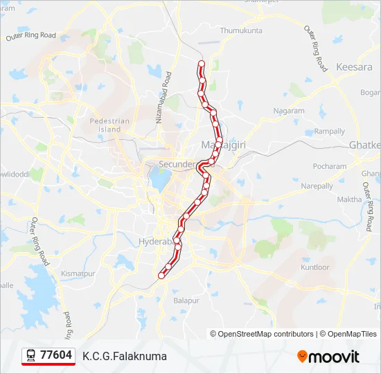 77604 Train Line Map