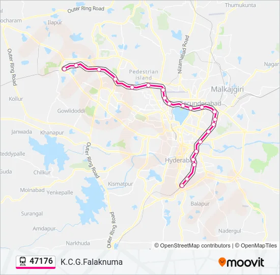 47176 Train Line Map