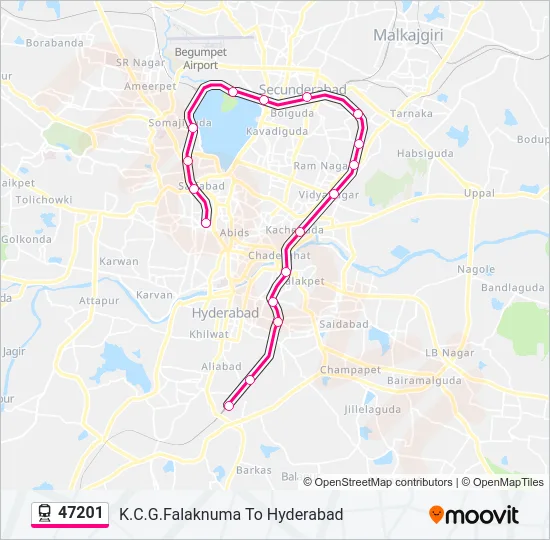 47201 Train Line Map