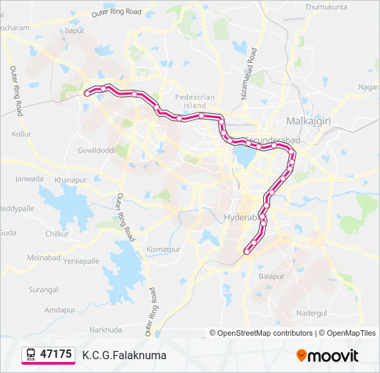 47175 Train Line Map