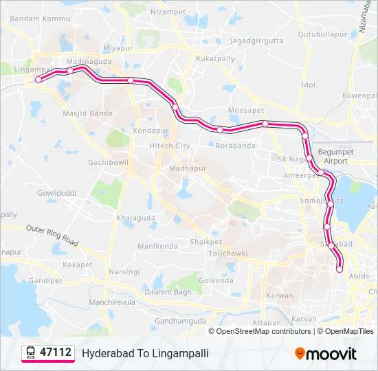 47112 Train Line Map