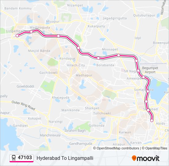 47103 train Line Map